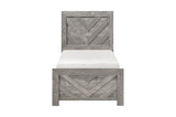 Corbin Rustic Gray Panel Bedroom Set
