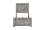 Corbin Rustic Gray Panel Bedroom Set