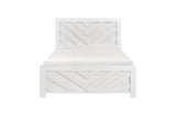 Corbin Rustic White Panel Bedroom Set