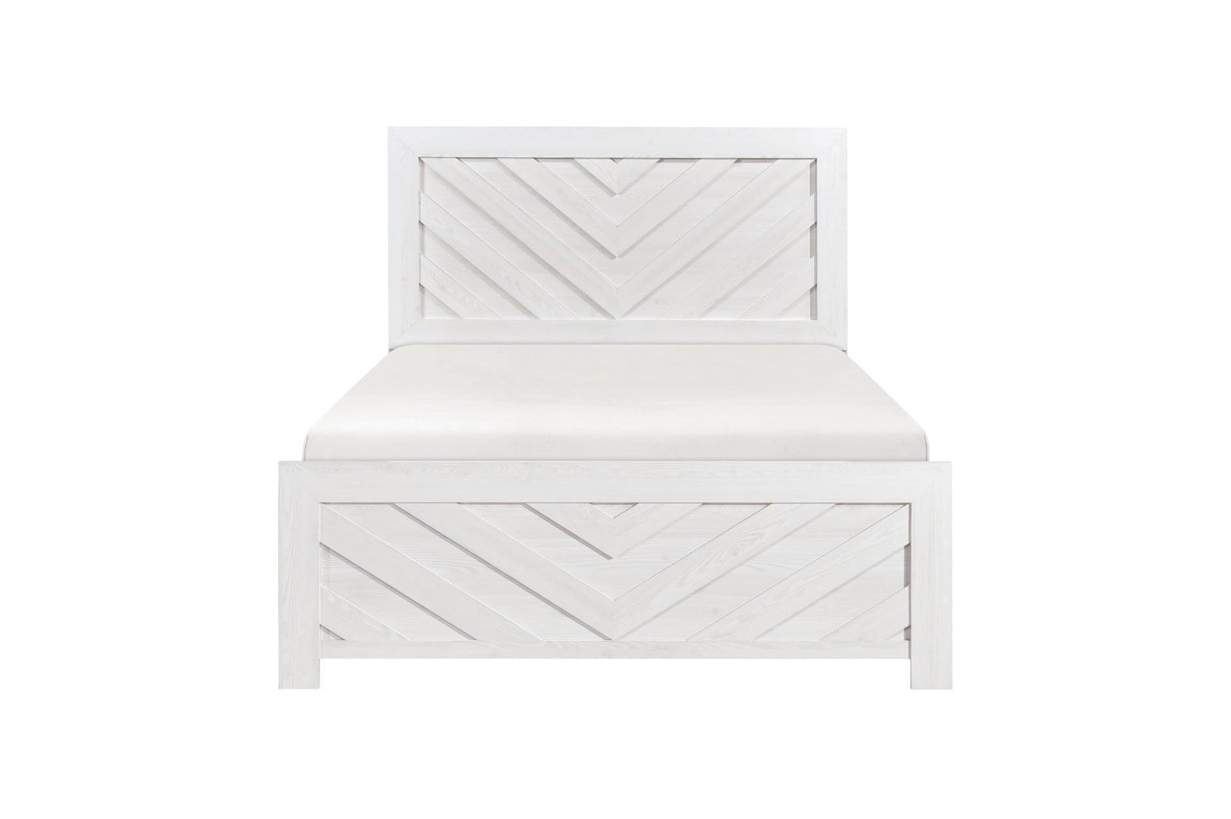 Corbin Rustic White Panel Bedroom Set