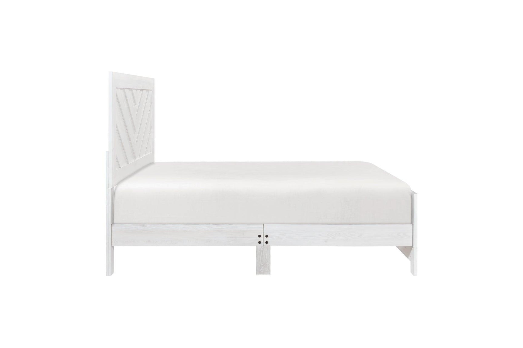 Corbin Rustic White Panel Bedroom Set