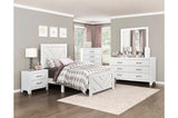 Corbin Rustic White Panel Bedroom Set