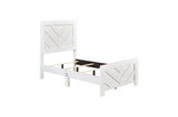 Corbin Rustic White Panel Bedroom Set