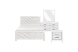 Corbin Rustic White Panel Bedroom Set