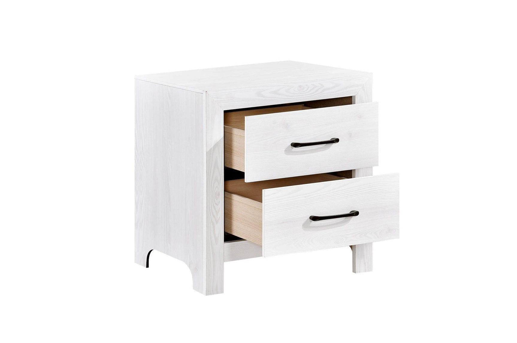 Corbin Rustic White Panel Bedroom Set
