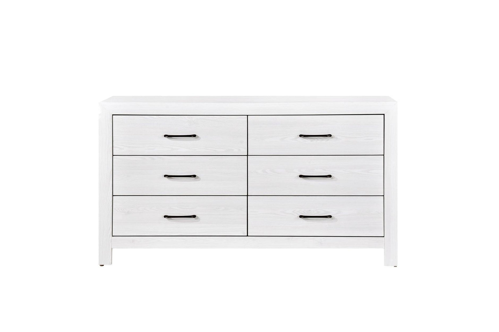 Corbin Rustic White Panel Bedroom Set