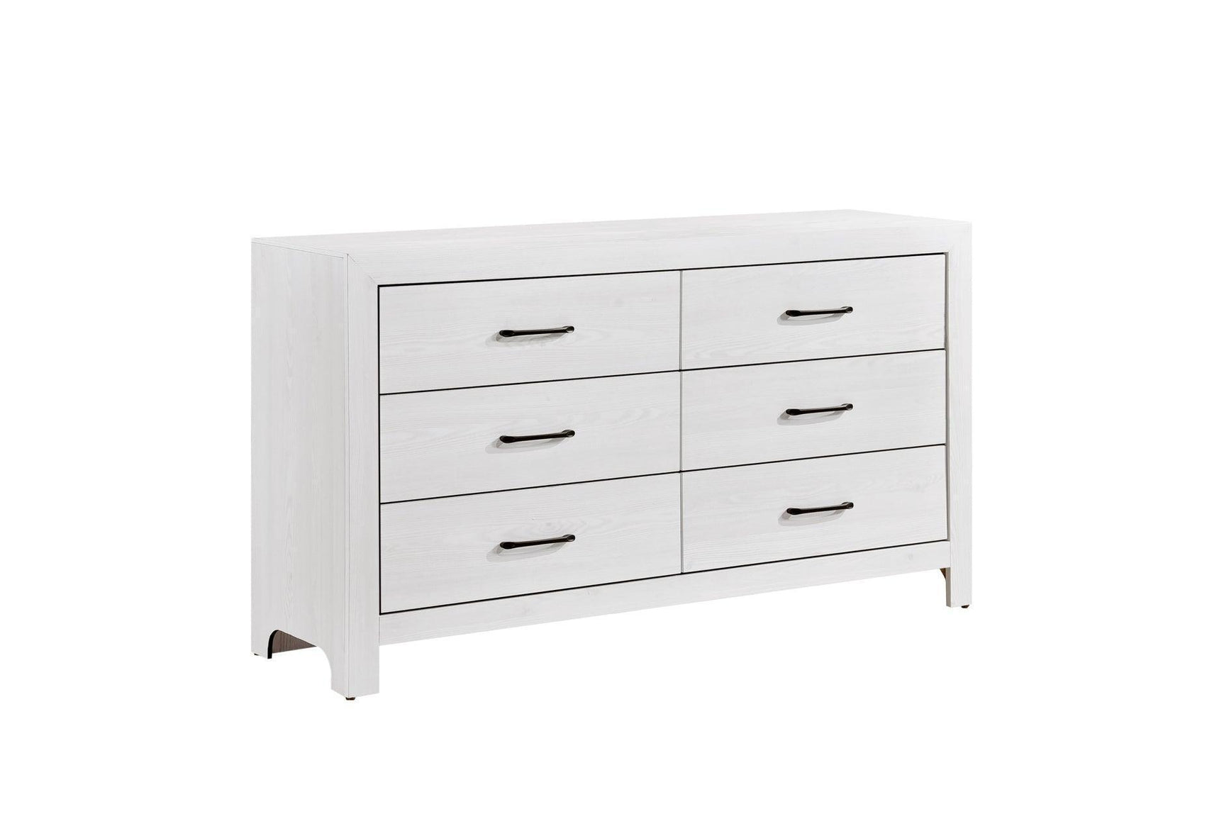 Corbin Rustic White Panel Bedroom Set