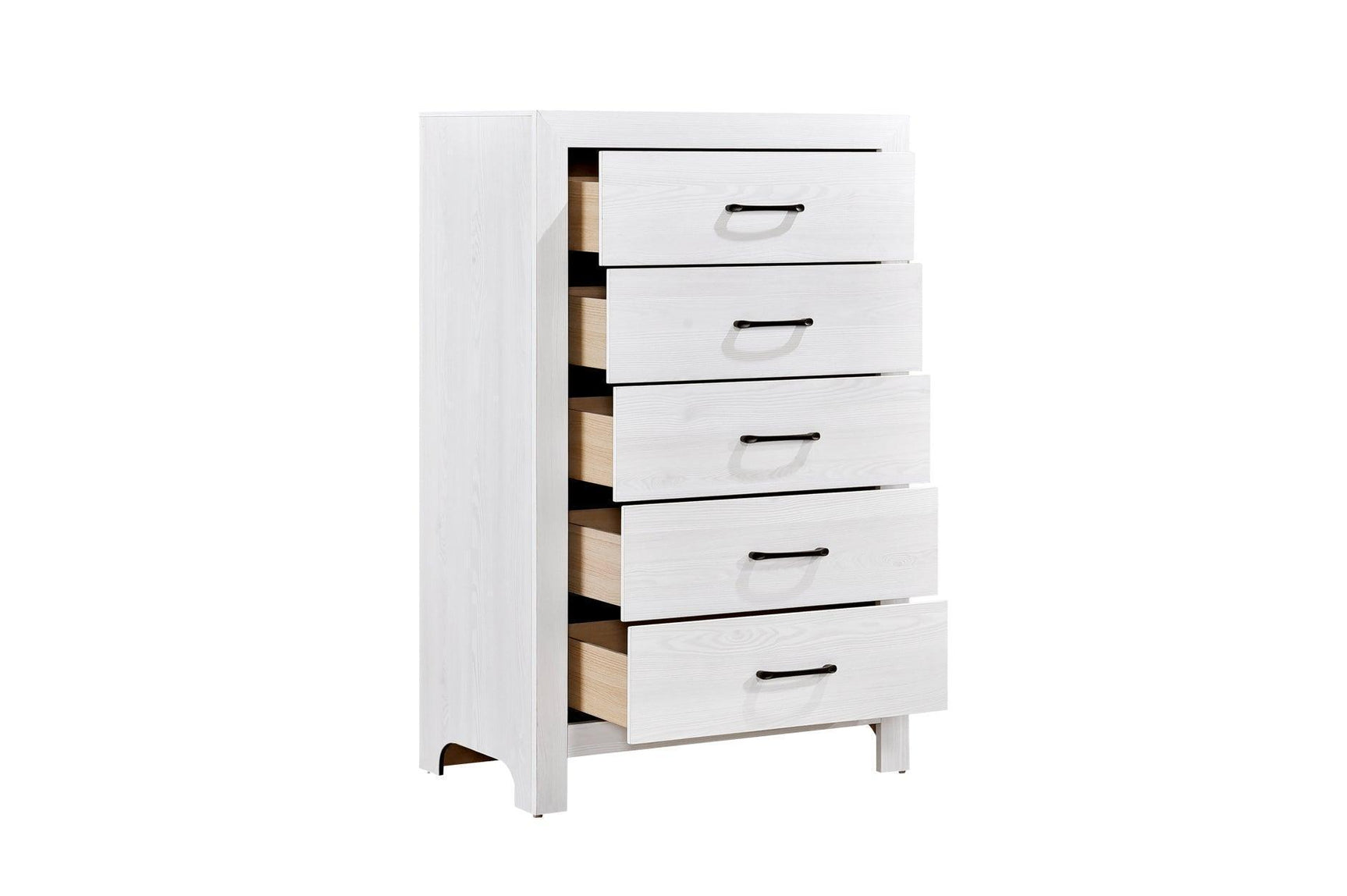 Corbin Rustic White Panel Bedroom Set