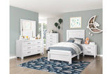 Corbin White Panel Bedroom Set