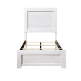 Corbin White Panel Twin Bed