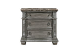 Bennington Gray Upholstered Tufted Panel Bedroom Set