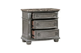 Bennington Gray Upholstered Tufted Panel Bedroom Set