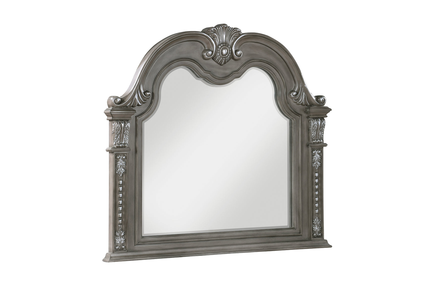 Bennington Gray Upholstered Tufted Panel Bedroom Set