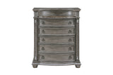 Bennington Gray Upholstered Tufted Panel Bedroom Set