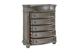 Bennington Gray Upholstered Tufted Panel Bedroom Set