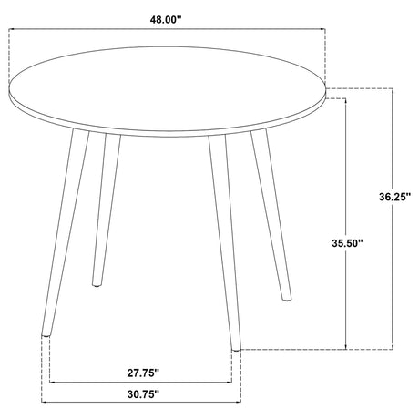 Andrews 5-Piece Round Counter Height Dining Set Light Ash — product image 10