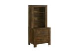 Sullivan Dark Brown Bookcase Storage Platform Bedroom Set