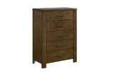 Sullivan Dark Brown Bookcase Storage Platform Bedroom Set