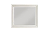 Theodora Pearl White Upholstered Tufted Panel Bedroom Set