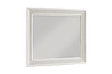Theodora Pearl White Upholstered Tufted Panel Bedroom Set