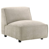 Crane 5-piece Modular Sectional Sofa Beige — product image 7