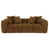 Lazaro Fabric Upholstered Wide Channel Sofa Bronze — product image 3