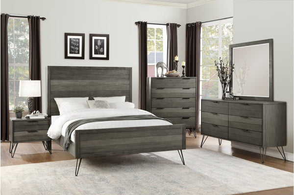 Urbanite Gray Panel Bedroom Set