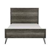 Urbanite 3 Tone Gray Panel Queen Bed