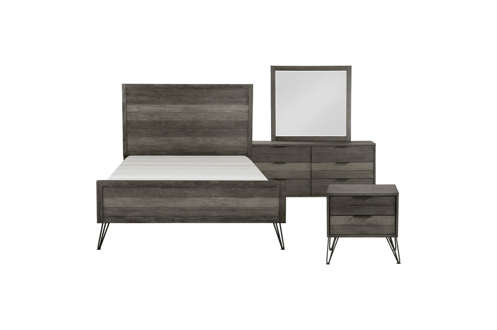 Urbanite Gray Panel Bedroom Set