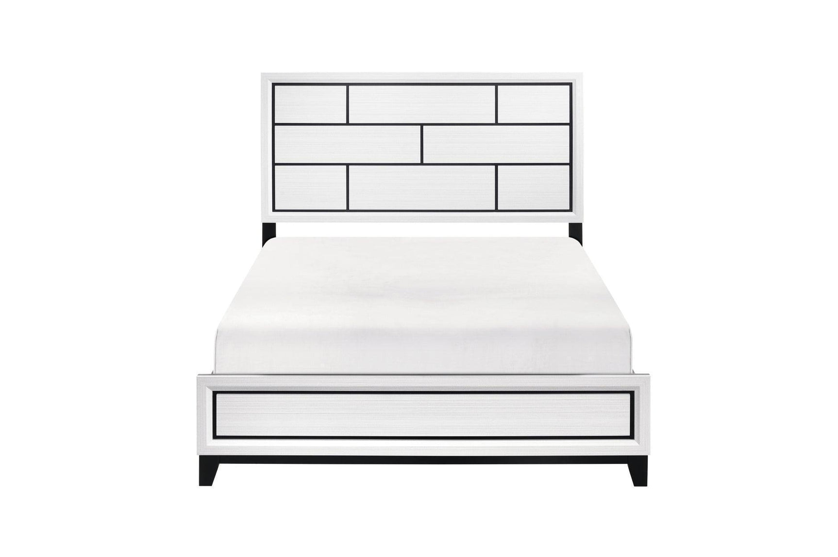 Davi White Panel Bedroom Set