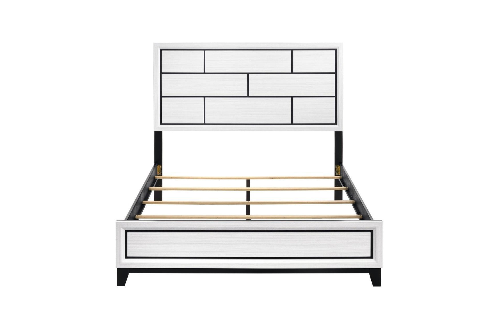 Davi White Panel Bedroom Set