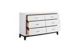 Davi White Panel Bedroom Set