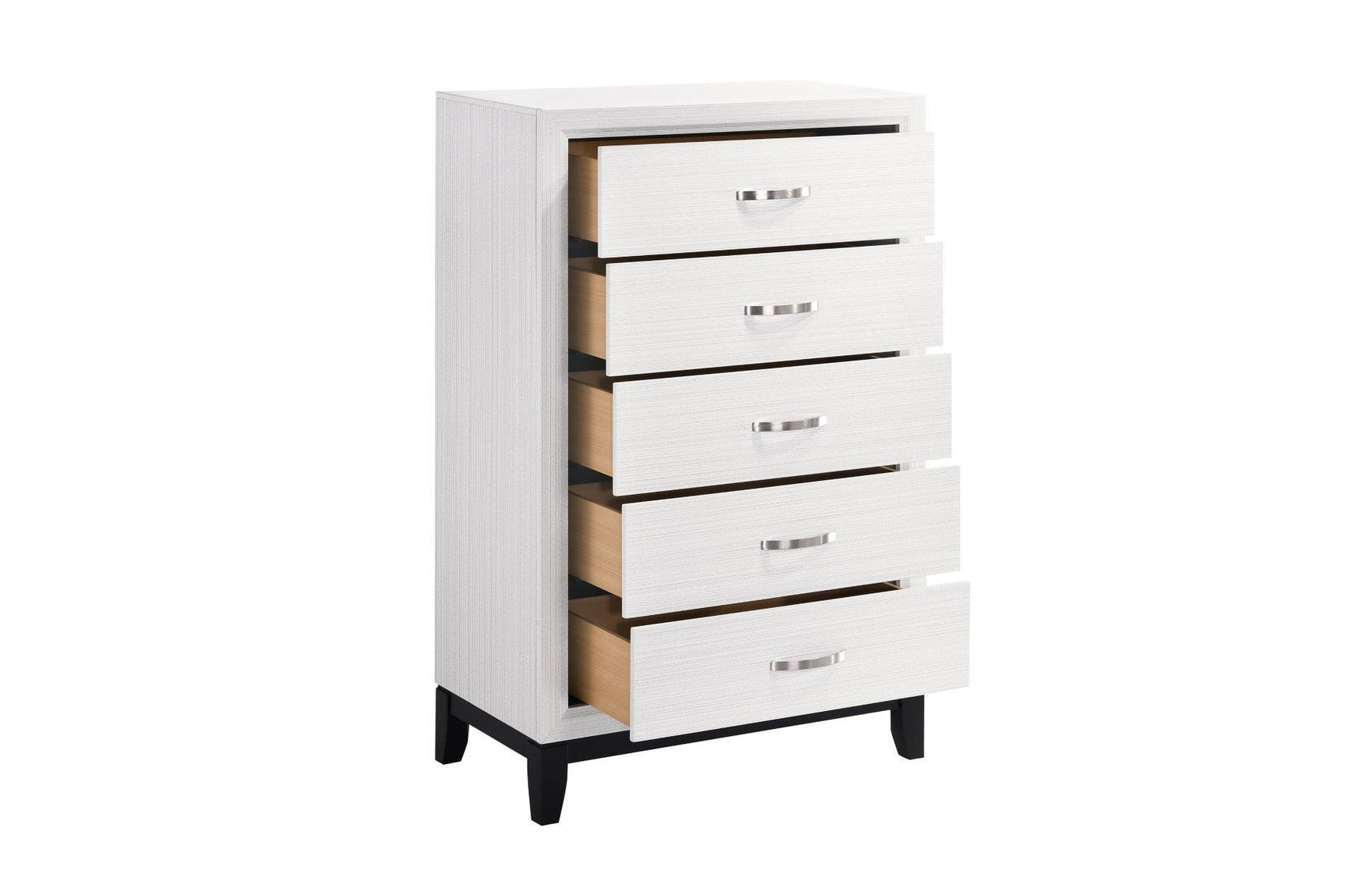 Davi White Panel Bedroom Set