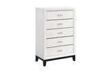 Davi White Panel Bedroom Set
