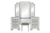 Avondale Gray Upholstered Tufted Panel Bedroom Set