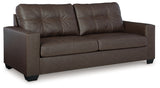 Barlin Mills Umber Faux Leather Queen Sofa Sleeper
