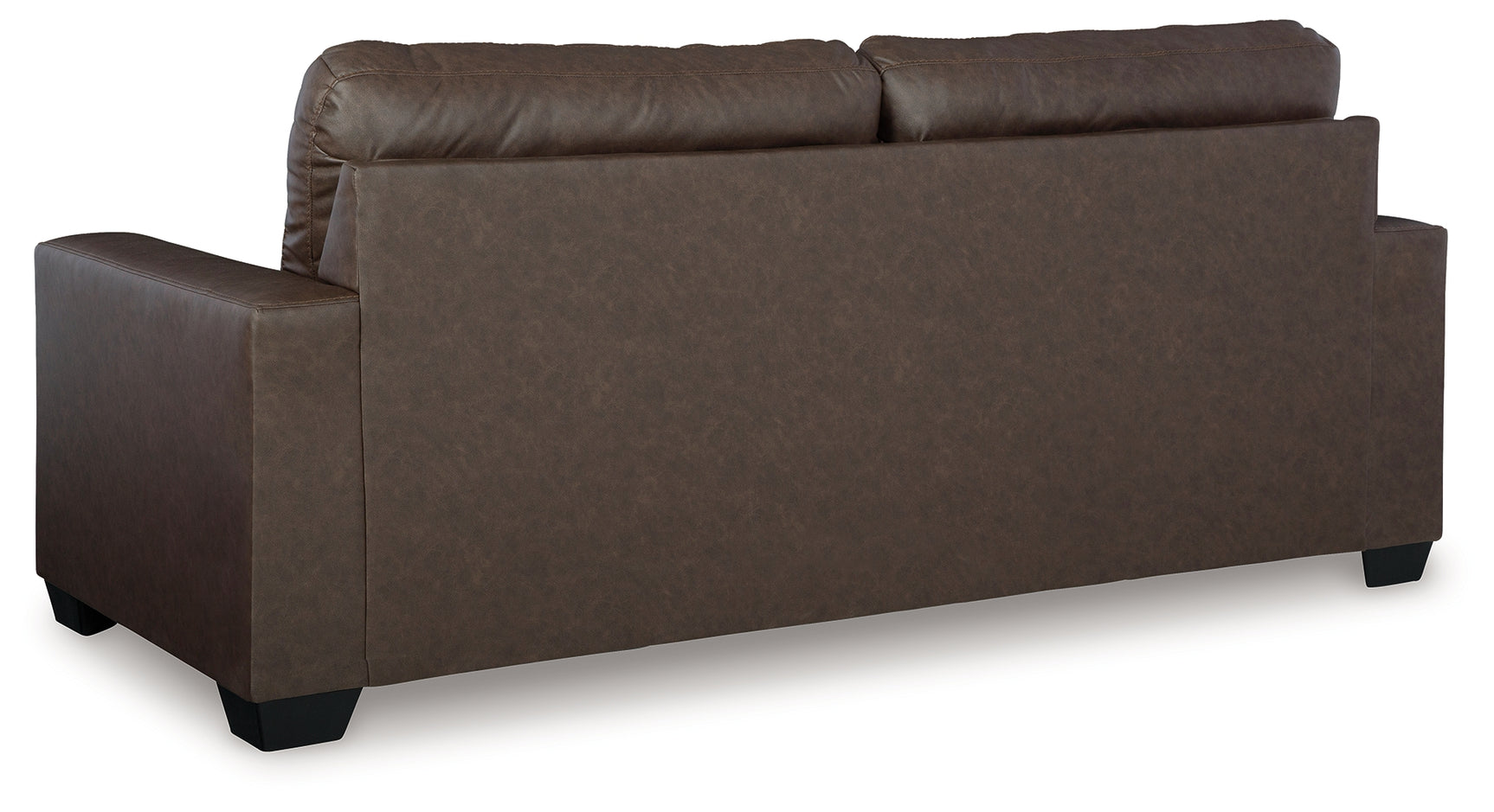 Barlin Mills Umber Faux Leather Queen Sofa Sleeper