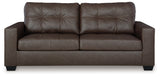 Barlin Mills Umber Faux Leather Queen Sofa Sleeper
