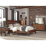 James Rustic Platform King Bed