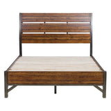 James Rustic Platform King Bed