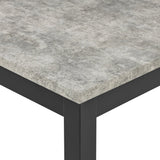 Lennon 5-Piece Concrete Counter Height Dining Set view 3