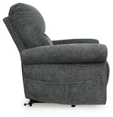Aureta Charcoal Performance Fabric,Next-Gen Nuvella™,Chenille Power Lift Recliner