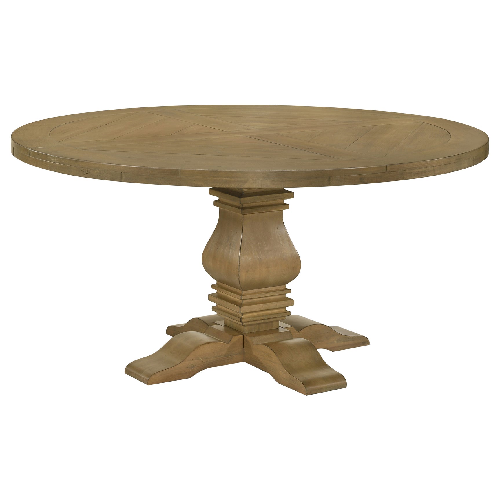 Florence Rustic Honey Round Dining Room Set