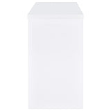 Topanga Engineered Wood Freestanding Home Bar White