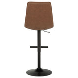 Eldridge Faux Leather Upholstered Adjustable Bar Stool Coffee