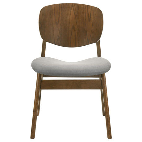 Benford Dark Brown Upholstered Dining Side Chair Set of 2 — product image 4