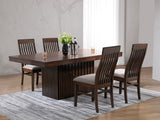 Briarwood Brown Extension Leaf Dining Room Set