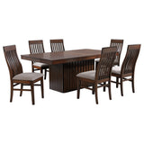 Briarwood Brown Extension Leaf Dining Room Set