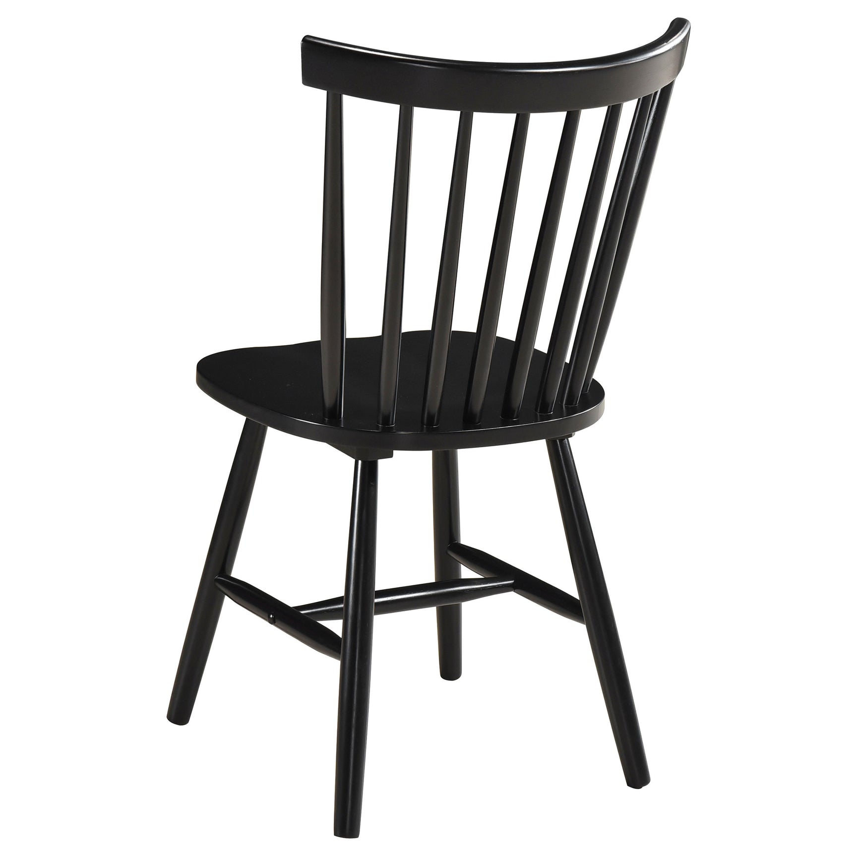 Hollyoak Walnut Black Rectangular Dining Room Set