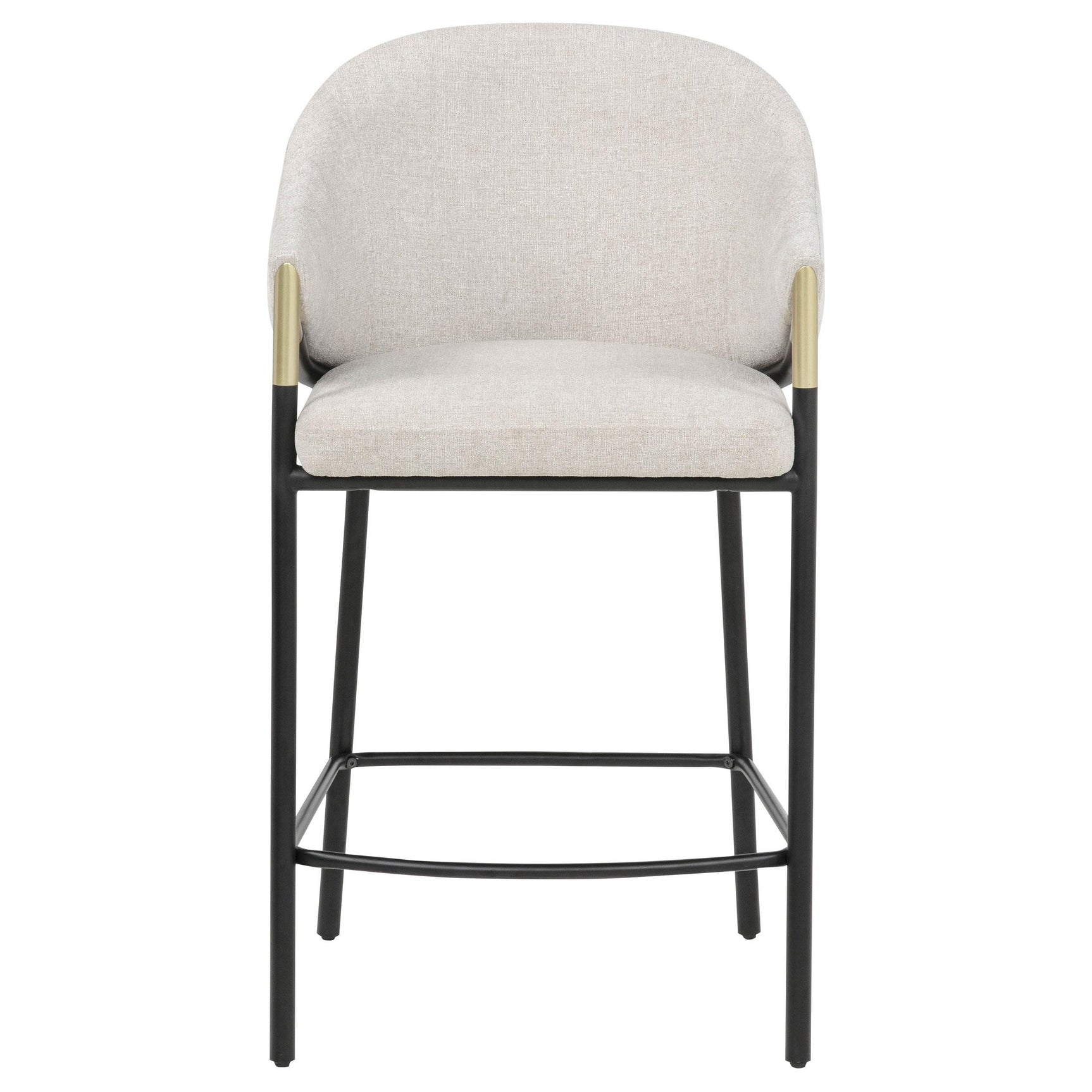 Chadwick Fabric Upholstered Counter Height Chair Beige (Set of 2)